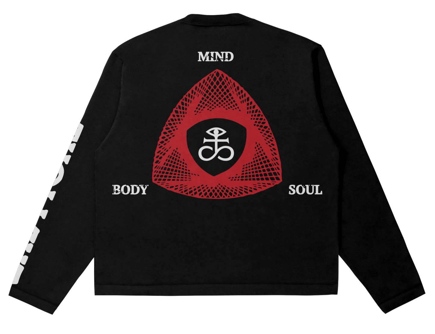 The Light Red Logo Long Sleeve Shirt