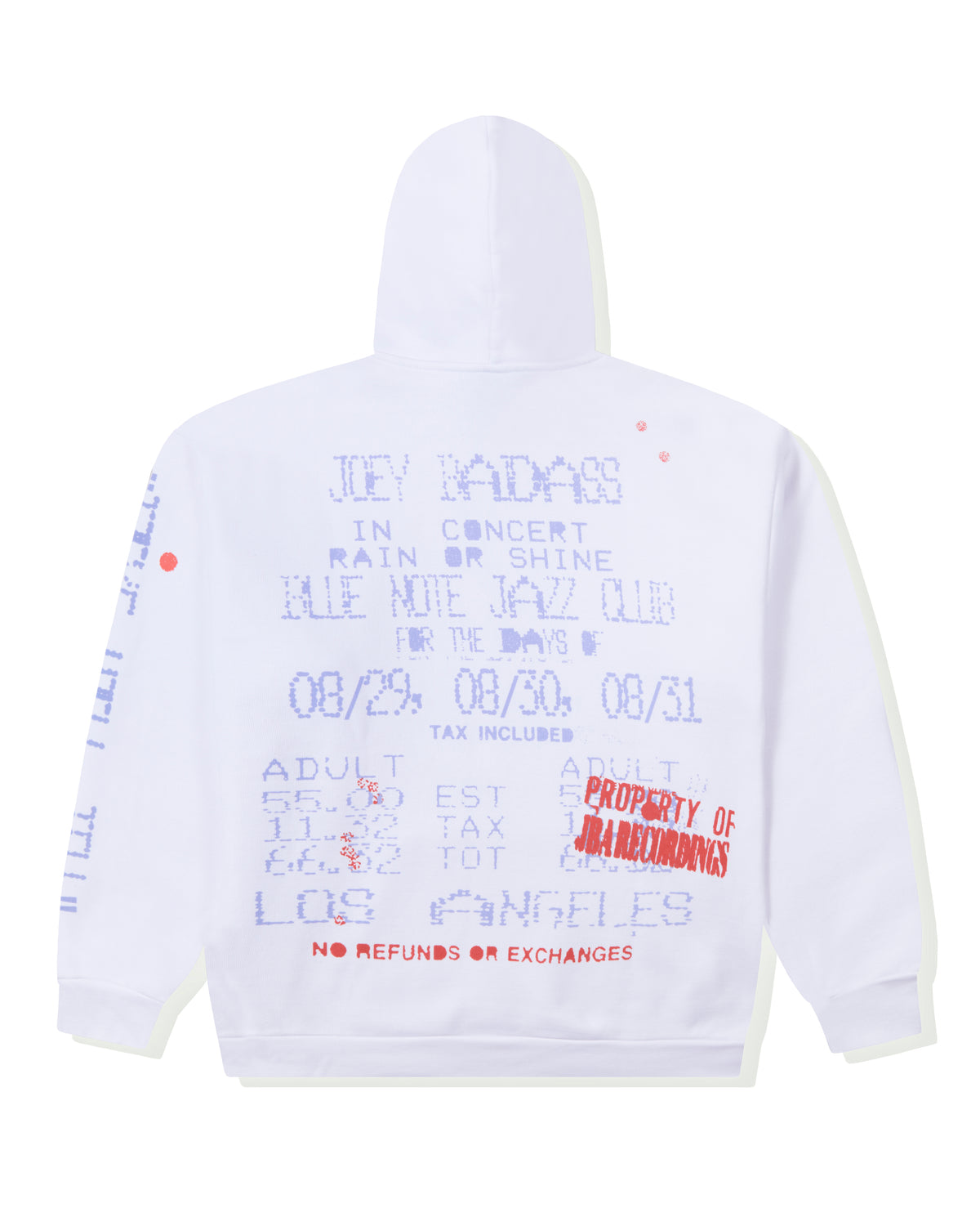 Joey Bada$$ Blue Note Los Angeles (White Hoodie)