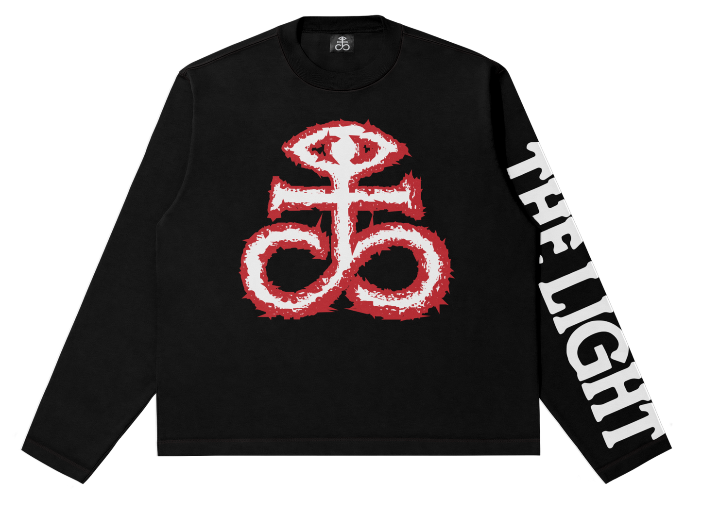 The Light Red Logo Long Sleeve Shirt
