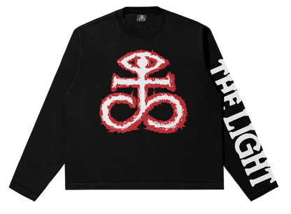 The Light Red Logo Long Sleeve Shirt