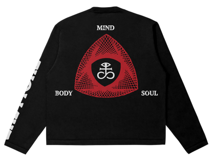 The Light Red Logo Long Sleeve Shirt