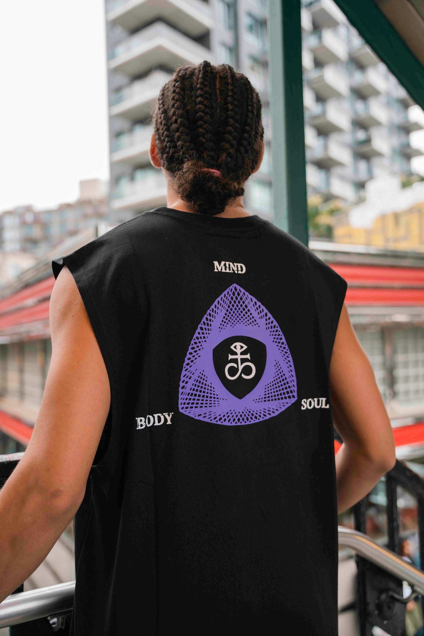 MBS Symbol Sleeveless Tank (Black)